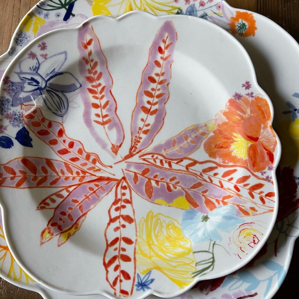 Anthropologie-Alicia Galer Galia Salad,DinnerPlate - Picture 5 of 5